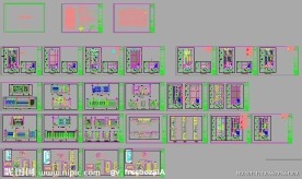 宁波某时尚美容美发店施工图