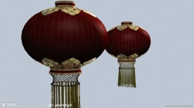 大灯笼精模全贴图