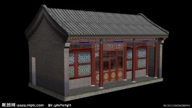 小厢房全贴图模型