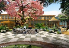 室内生态园景观节点方案