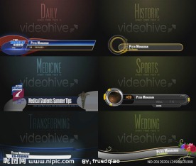 各种节目版节目条人名条