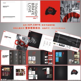 设计公司画册 （图片部分合层）