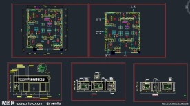某卫浴专卖店全套施工图纸