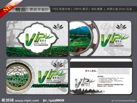 茶 VIP卡 会员卡 贵宾卡 名片