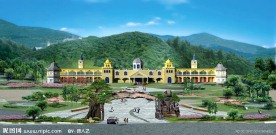 生态农业景区效果图