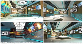 建设工程公司展厅