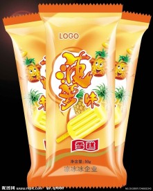 菠萝雪糕包装