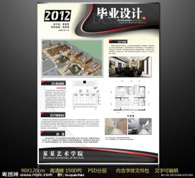 毕业设计展板