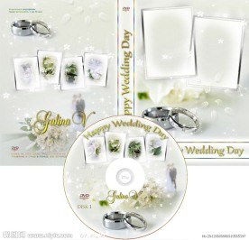 婚庆婚礼DVD光盘和光盘盒设计