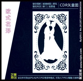 欧式雕刻花形 雕刻图案图片