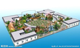 生态园鸟瞰方案