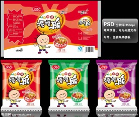 嘎嘎脆膨化食品包装