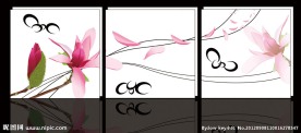 花卉无框画