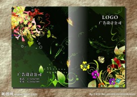 青枝绿叶蝶舞 画册封面