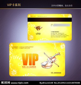 VIP卡 会员卡 贵宾卡