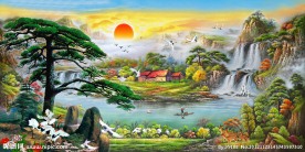 油画 聚宝盆油画