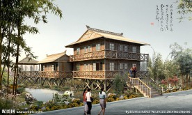 竹楼效果图