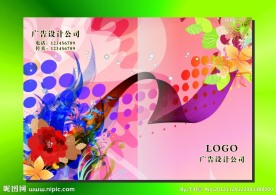 红粉佳人 美容画册封面