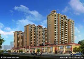 欧式住宅和商业街模型带贴图