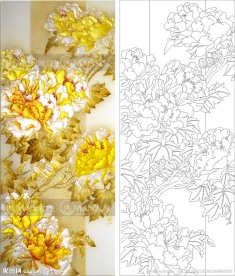 牡丹花 金牡丹 金色牡丹