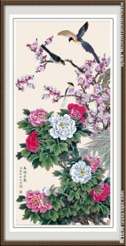 国画 花开富贵图