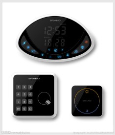 智能控制面板外观设计矢量文件