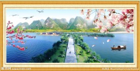 桂林山水 风景画