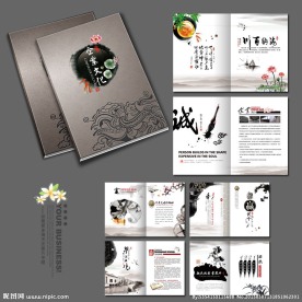 中国风企业文化宣传画册设计