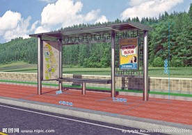 室外不锈钢候车宣传栏