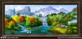 油画风景 欧式油画风