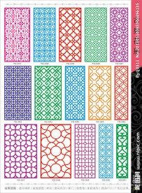 中式镂空隔断雕刻图册