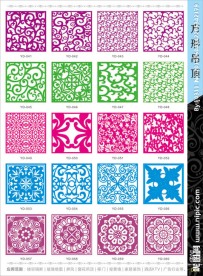 吊顶镂空隔断雕刻图册