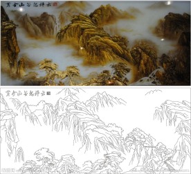 黄金山谷起祥云