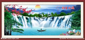 山水 巨幅山水画