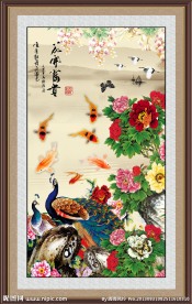 花开富贵牡丹图