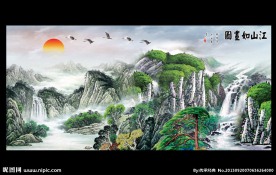 风景画 山水风景画