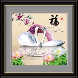 国画 天鹅