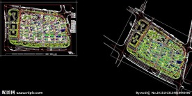 规划总平图 管线全套