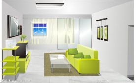 室内设计CDR 客厅