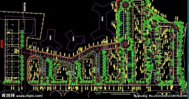 小区规划景观布置详图