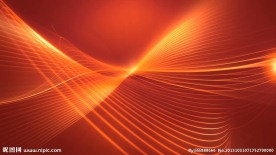 火红金光线条光影视频