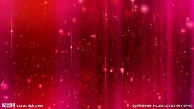 红色粒子光点飘动视频