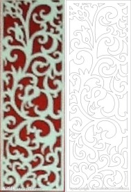 欧式花 线条花 木雕