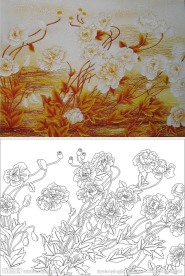 郁金香 紫荆花 金色