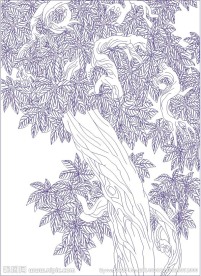 艺术玻璃 树 发财树