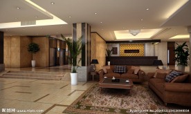 酒店大堂效果图