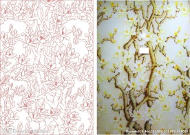 玉兰树（路劲未闭合）