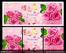 蝶恋花 无框画