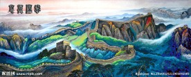 万里长城钻石画