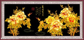 金色牡丹 花开富贵